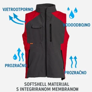 Softshell prsluk - ART. 4004 ( bez kapuljače ) - Image 5