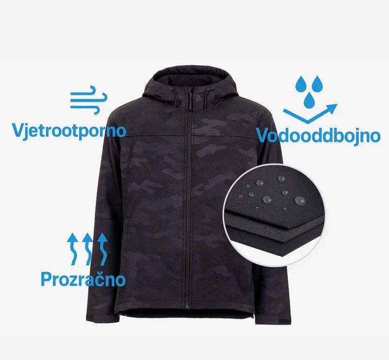 Jakna softshell - ART. 4002 (maskirna) - Image 8